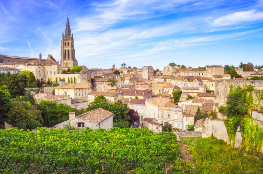 Bordeaux Wine Growing Region in France